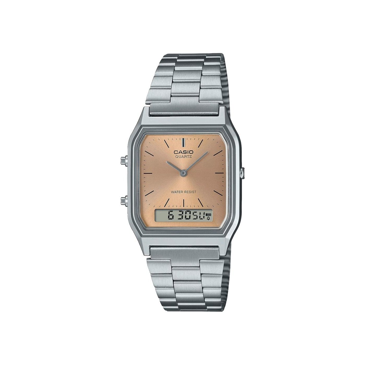 Casio VINTAGE EDGY AQ-230A-4A unisex watch with analog and digital dial