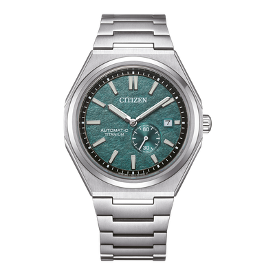 Men’s automatic Citizen Zenshin NJ0180-80X 40.5 mm – Sapphire, 100 m, Super Titanium, small seconds