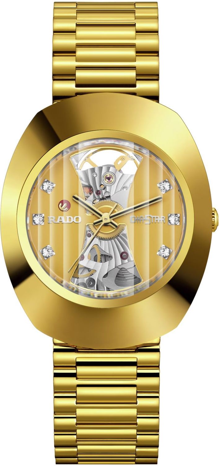 Unisex automatic Rado DiaStar Original R12064263 35 mm – Sapphire, 30 m, 80 h reserve, PVD steel bracelet