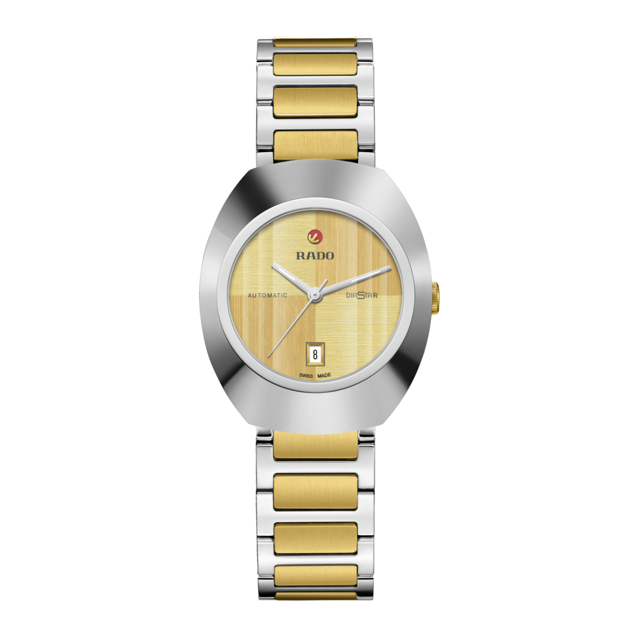 Unisex automatic Rado DiaStar Original R12170253 30 mm – Sapphire, 100 m, Nivachron™, stainless steel &amp; PVD bracelet