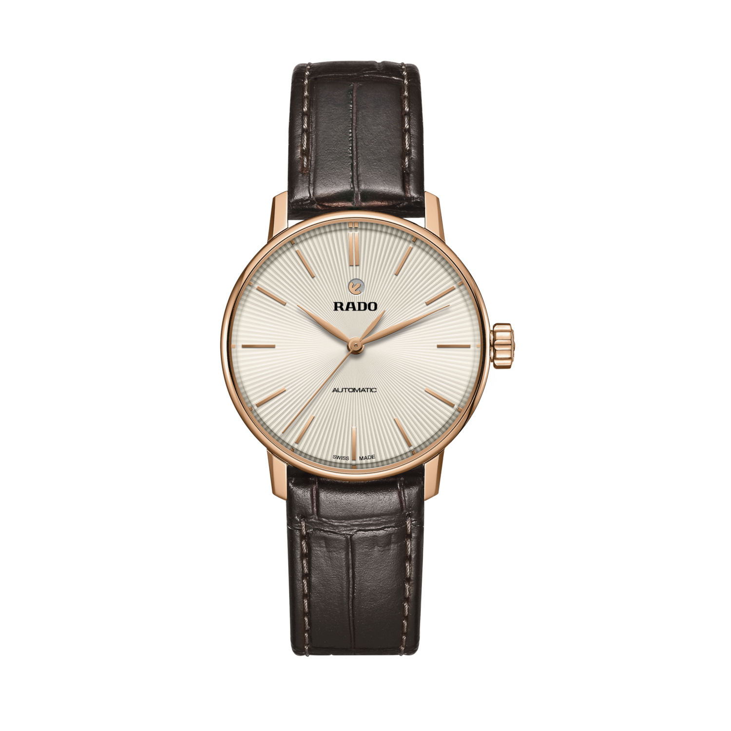 Women’s automatic watch Rado Coupole Classic R22865115 31.8mm – Sapphire, leather strap