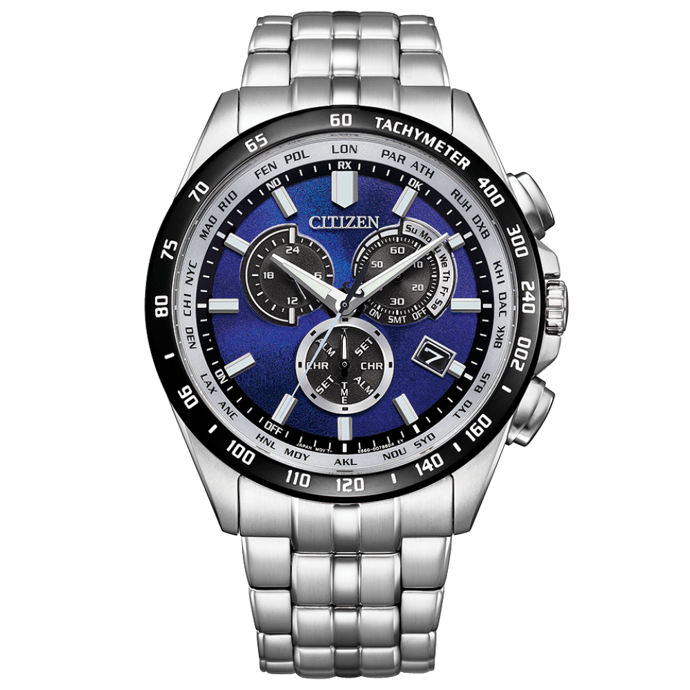 Citizen Collection UNITE with BLUE Limited Edition CB5874-81L JDM 43mm 100m sapphire crystal steel strap Eco-Drive movement (powered by solar energy or light) JDM (Japanese domestic market)