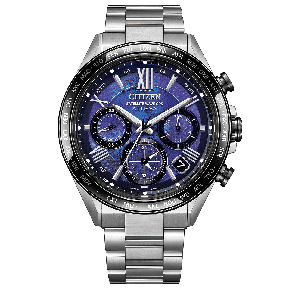 Citizen Attesa Act Line UNITE with BLUE Limited Edition CC4075-50L JDM 44.6mm 100m WR sapphire crystal Eco-Drive movement (powered by solar energy or light) JDM (Japanese domestic market)