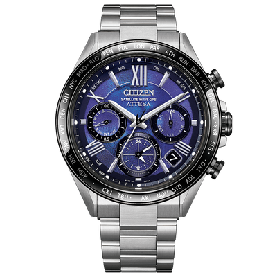 Citizen Attesa Act Line UNITE with BLUE Limited Edition CC4075-50L JDM 44.6mm 100m WR sapphire crystal Eco-Drive movement (powered by solar energy or light) JDM (Japanese domestic market)