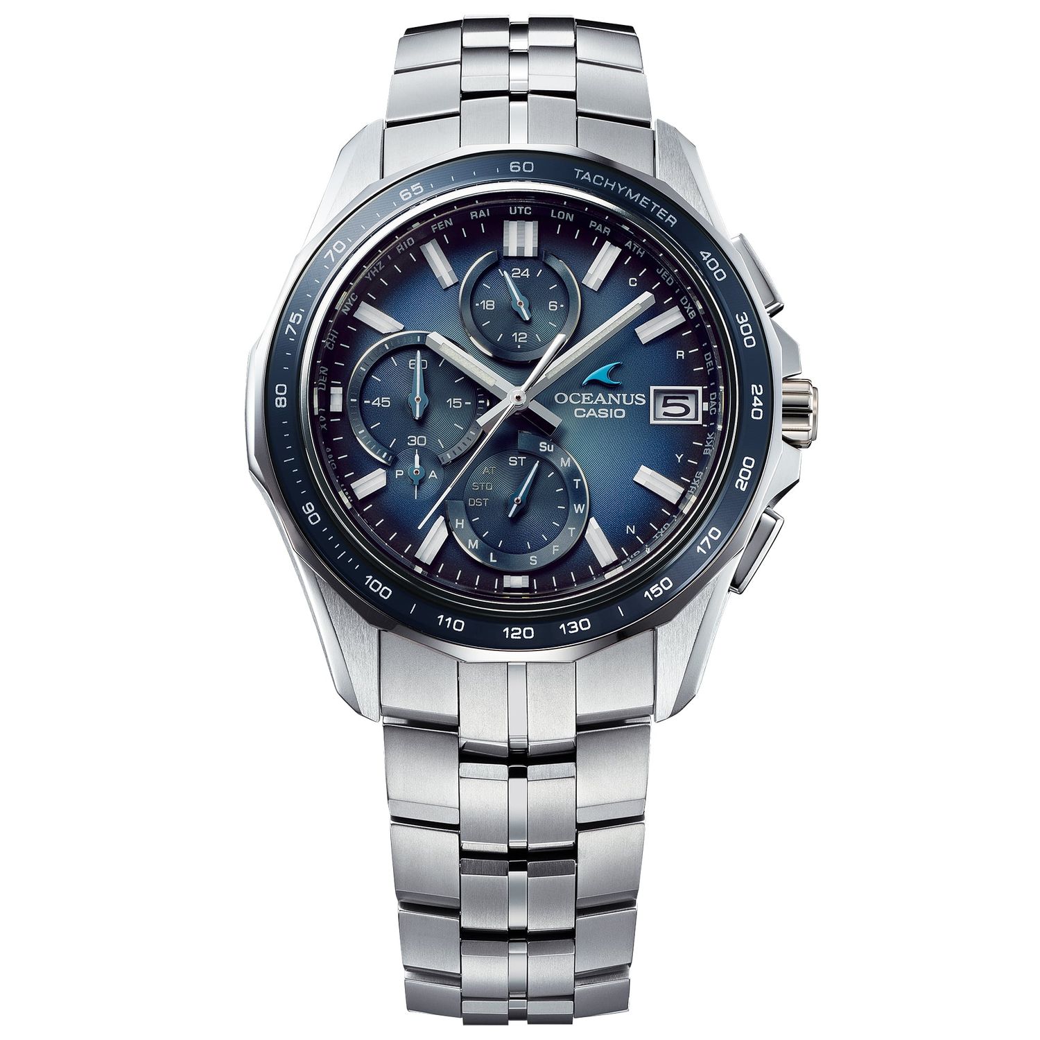 Casio Oceanus Mantra Retro Tone OCW-S7000RA-2AJF JDM 42.8mm 100m WR Bluetooth Titanium sapphire crystal  Men&#39;s Solar Watch Made in Japan JDM (Japanese Domestic Market)