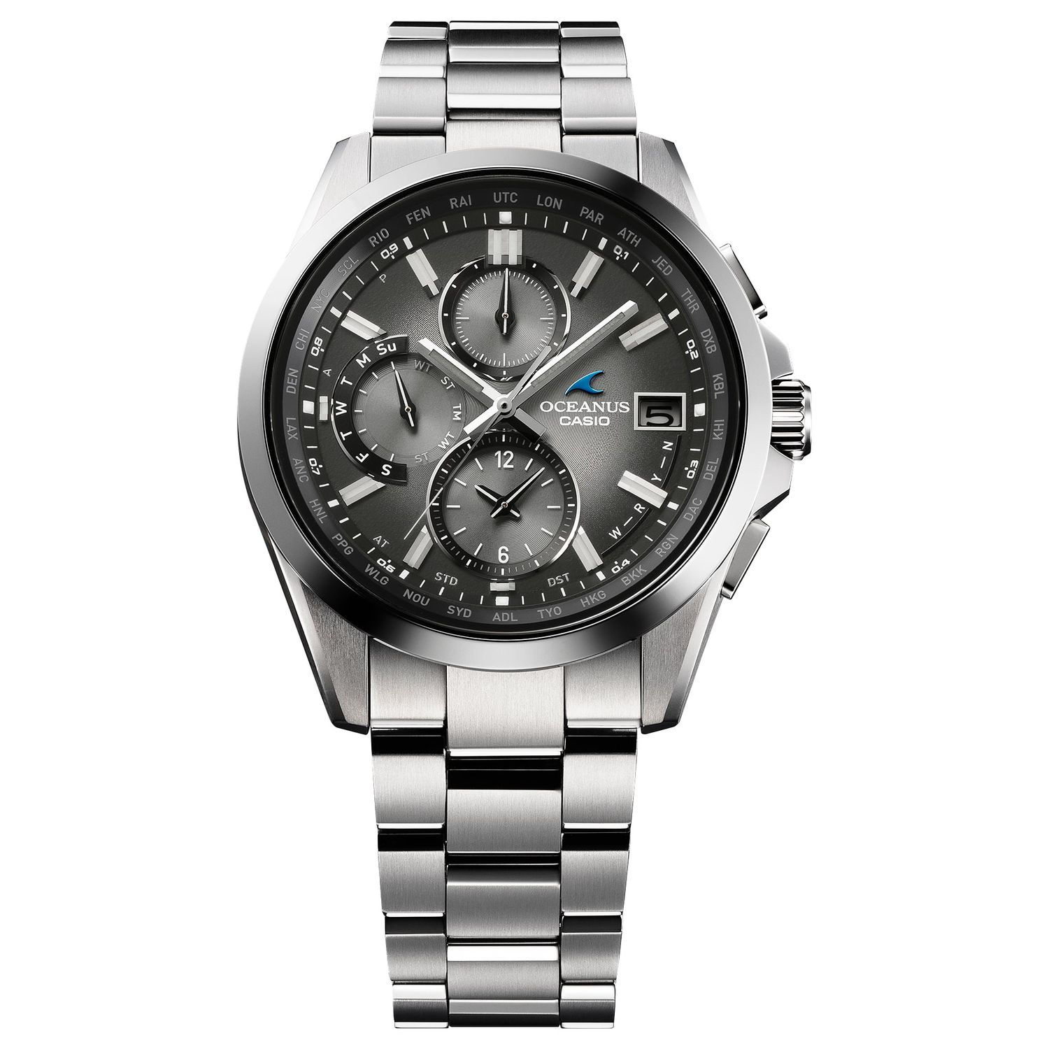 Titanium Bluetooth Solar Watch OCW-T2600RA-8AJF Limited Edition  JDM 42.8MM 100M WR Sapphire Crystal Made in Japan JDM (Japanese Domestic Market) Titanium Strap and Case