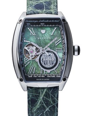 Garrack Attack on Titan men&#39;s automatic watch Garrack Attack on Titan Levi GARRACK ATTACK ON TITAN   (SHINGEKI NO KYOJIN) S-MEISTER COLLABORATION WATCH LIMITED EDITION MADE IN JAPAN 7.0mm × 39.0mm × 51.0mm Made in Japan JDM (Japanese domestic market