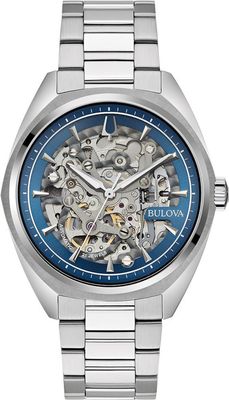 Bulova Surveyor Mechanical 96A292 41mm automatic watch for men with steel strap