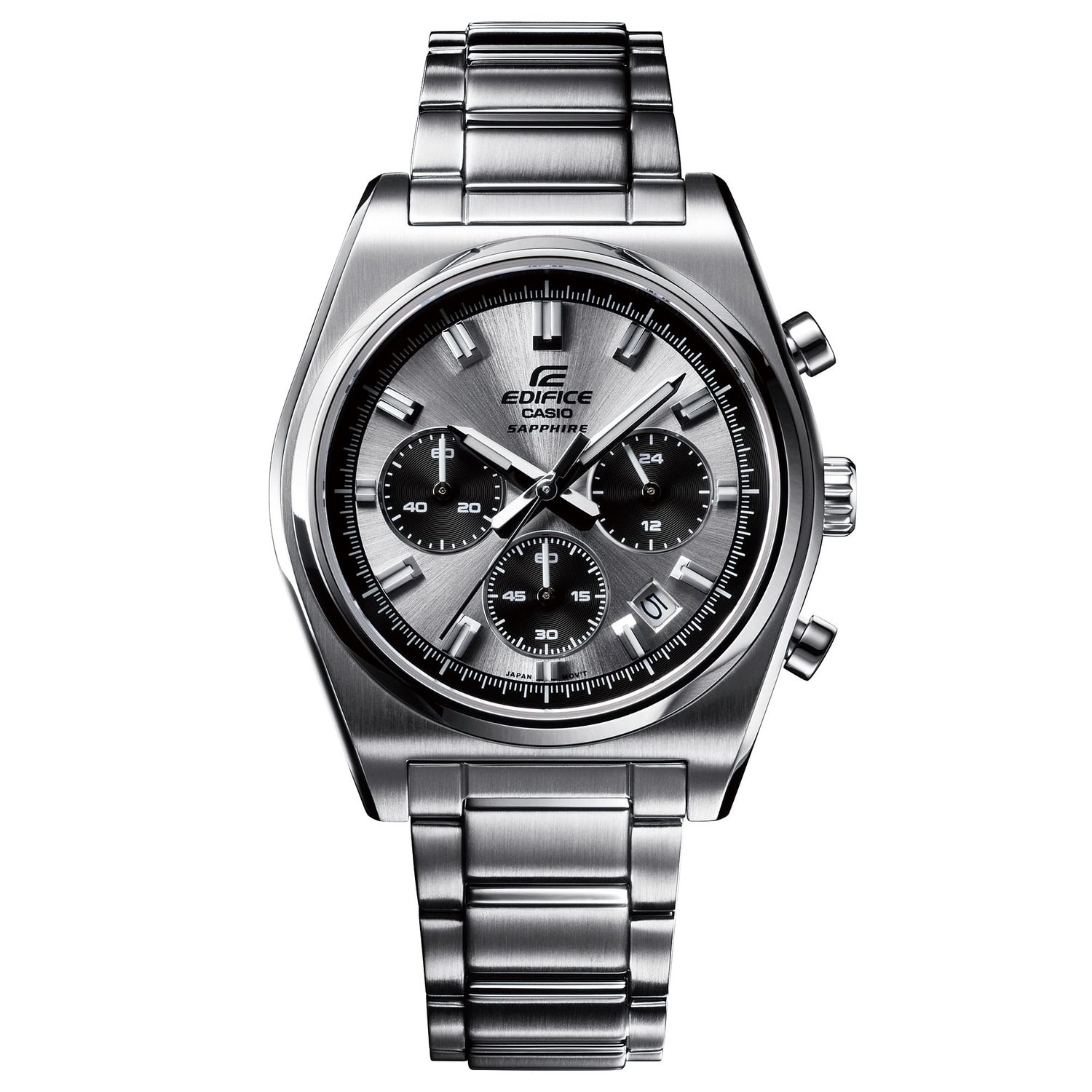 Casio Edifice EFB-730D-7A men&#39;s chronograph watch, 40 mm, 100 m WR, sapphire crystal, steel strap