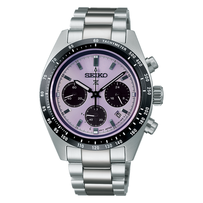 Seiko Prospex Speedtimer SSC955 39mm Limited Edition Tokyo World Athletics 100m WR sapphire crystal steel strap men&#39;s solar chronograph watch