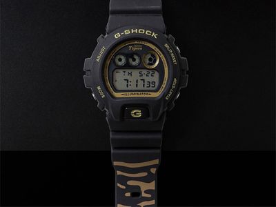 Casio G-SHOCK DW-6900X Men&#39;s Watch Hanshin TIGERS 90th Anniversary LIMITED JDM 53.2 × 50.0 × 18.7 mm Limited Edition 200M WR JDM (Japanese domestic market)