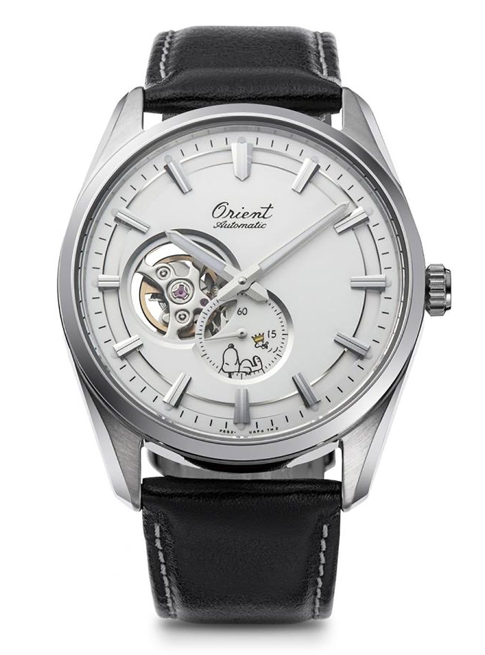Orient Contemporary Snoopy ‘Peanuts’ RN-AR0011S JDM 40.8MM Limited Edition automatic watch for men with leather strap (Japanese domestic market)