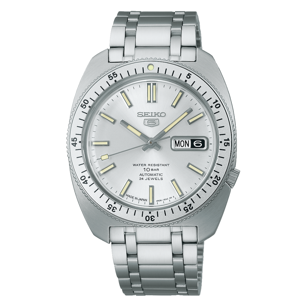 Seiko 5 Sports SBSA311 SRPL91 JDM Heritage Design Limited Edition 38.2MM 100M WR Automatic Men&#39;s Watch Steel Strap Made in Japan JDM (Japanese Domestic Market)