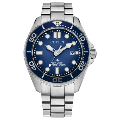 Citizen Promaster Eco-Drive BN0260-54L 41mm 200m WR sapphire crystal steel strap Eco-Drive movement (powered by solar energy or light) men&#39;s diving sundial