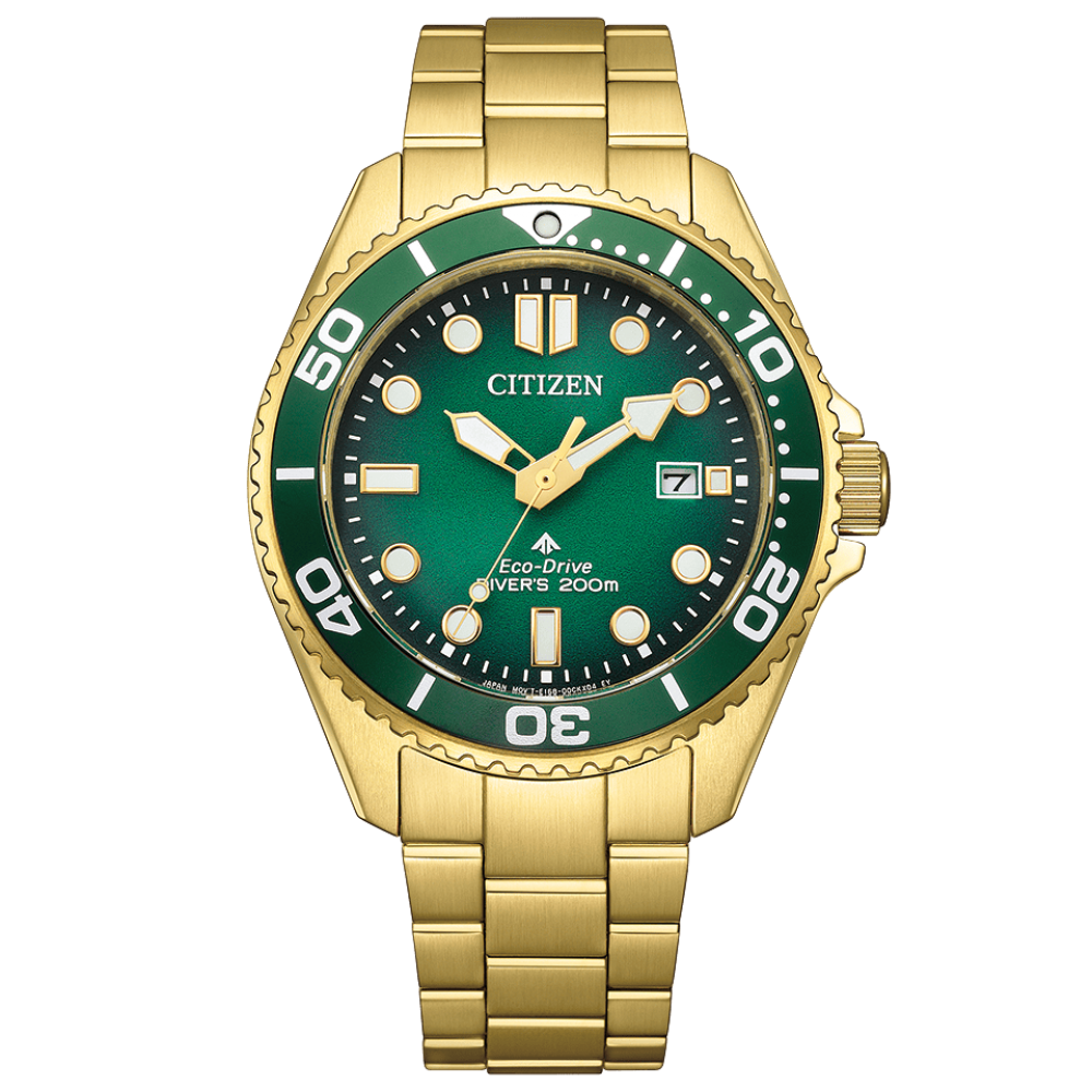 Citizen Promaster Eco-Drive BN0262-59W  41mm 200m WR sapphire crystal steel strap Eco-Drive movement (powered by solar energy or light) men&#39;s diving sundial