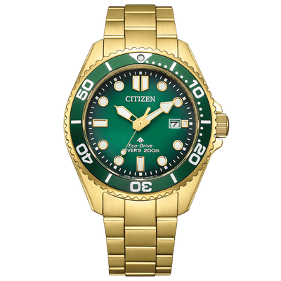 Citizen Promaster Eco-Drive BN0262-59W  41mm 200m WR sapphire crystal steel strap Eco-Drive movement (powered by solar energy or light) men&#39;s diving sundial