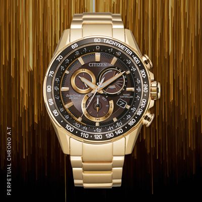 Citizen PCAT CB5912-50E men&#39;s radio-controlled sundial watch, 43 mm, 200 m WR, steel strap, Eco-Drive movement (powered by solar energy or light), sapphire crystal