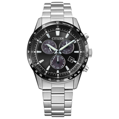 Citizen Eco-Drive BL5614-59E JDM 39.5mm 100m WR solar chronograph watch with steel strap and Eco-Drive movement (powered by solar energy or light) JDM (Japanese domestic market)