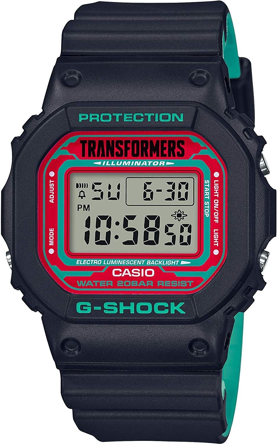 Casio G-Shock × Transformers Master Nemesis Prime Resonant Model DW-5600TF19-SET JDM 200m WR 42.8mm JDM (Japanese domestic market) men&#39;s watch
