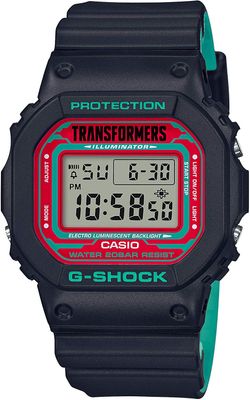 Casio G-Shock × Transformers Master Nemesis Prime Resonant Model DW-5600TF19-SET JDM 200m WR 42.8mm JDM (Japanese domestic market) men&#39;s watch