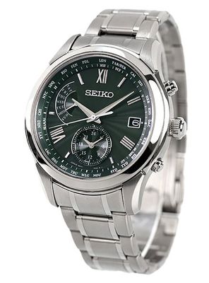 Seiko Brightz SAGA307 JDM 41.4MM 100M WR radio-controlled titanium sundial Made in Japan sapphire crystal JDM (Japanese domestic market) titanium case and strap