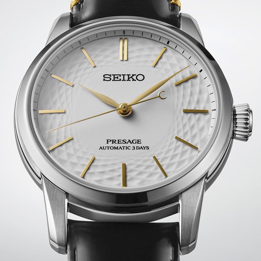 SEIKO PRESAGE CLASSIC SARX127 JDM 40.6mm automatic watch for men ‘CRAFTSMANSHIP’ UNGLAZED ARITA PPRCELAIN DIAL LIMITED EDITION SARX127 / SPB497 MADE IN JAPAN sapphire crystal leather strap JDM (Japanese domestic market)