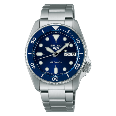 Seiko 5Sports SKX SBSA299 JDM 38mm 100m WR automatic watch for men Made in Japan JDM (Japanese domestic market) steel strap