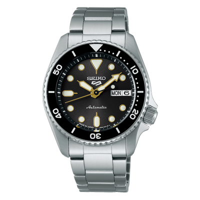 Seiko 5Sports SKX SBSA301 JDM 38mm 100m WR automatic watch for men Made in Japan JDM (Japanese domestic market) steel strap