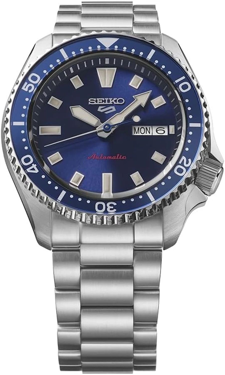 Seiko 5 Sports SKX SBSA303 JDM 42.5MM 100M WR STEEL STRAP MADE IN JAPAN JDM (Japanese domestic market) automatic watch for men