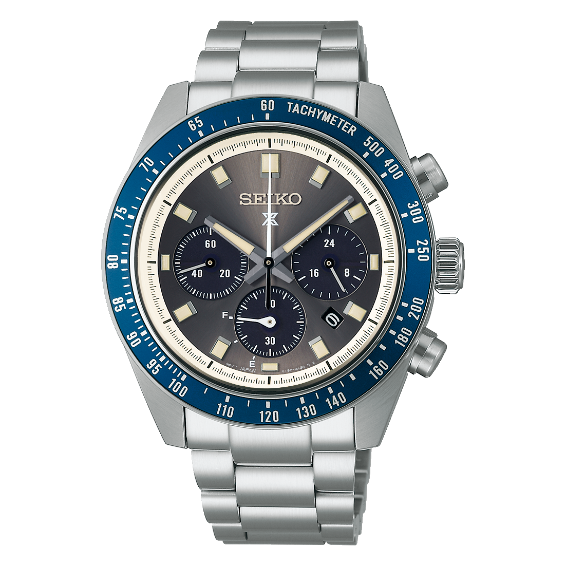 Seiko Prospex Speedtimer SSC939P1 men&#39;s solar chronograph watch, 41.4 mm, 100 m WR, sapphire crystal, steel strap