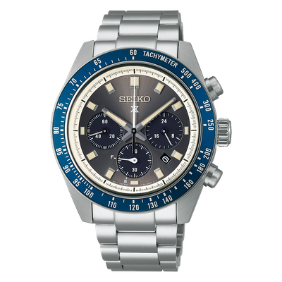Seiko Prospex Speedtimer SSC939P1 men&#39;s solar chronograph watch, 41.4 mm, 100 m WR, sapphire crystal, steel strap