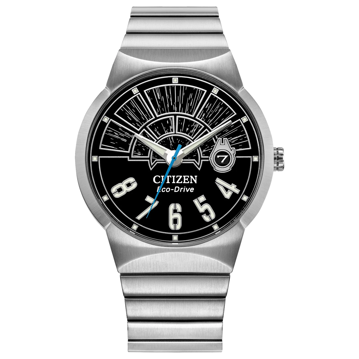 Citizen Millennium Falcon Hyperdrive Star Wars Men&#39;s Watch BM7581-59W 40mm steel strap Eco-Drive movement (powered by solar energy or light)
