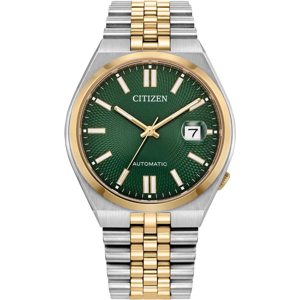Citizen Tsuyosa NK0024-54X men&#39;s automatic watch, 40 mm, sapphire crystal, calibre 8310, 60-hour power reserve, ‘President’ steel strap