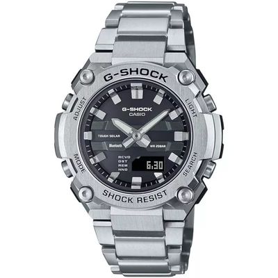 Bluetooth sundial watch for men Casio G-Shock G-Steel GST-B600D-1AJF JDM 42.3mm 200m WR Tough Solar JDM (Japanese domestic market)
