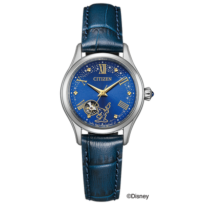 Citizen PR1040-02L Limited Edition Disney “Cinderella” Automatic Ladies&#39; Watch 28.5mm sapphire crystal 100m WR leather strap