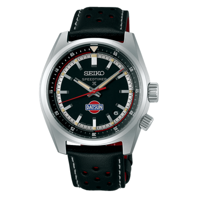 Seiko Prospex Speedtimer Mechanical Datsun 240Z automatic watch for men SBDC219 JDM 39.5MM 200M WR sapphire crystal limited edition 72h 6R55 Made in Japan JDM (Japanese domestic market) leather strap