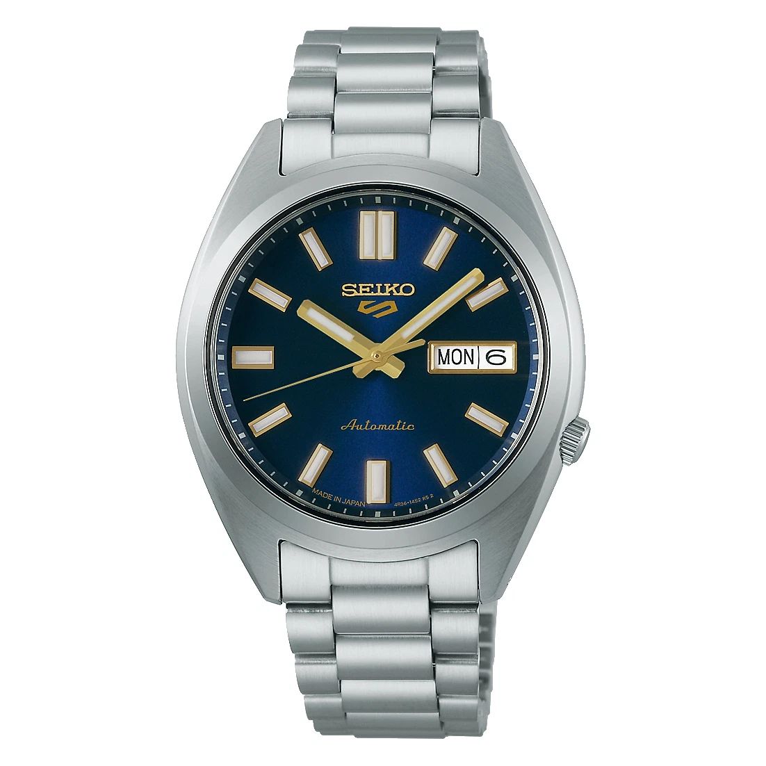 Seiko 5 Sports SBSA291 JDM 38MM SNXS men&#39;s automatic watch Made in Japan 100m WR sapphire crystal steel strap JDM (Japanese domestic market)