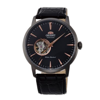 Orient Open Heart Esteem II TAG02001B 41mm F6T22 automatic watch for men with leather strap