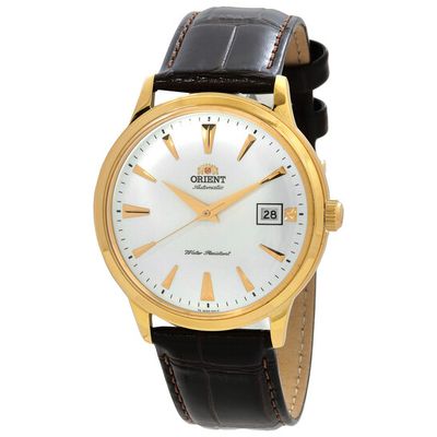 Orient Bambino TAC00003W automatic men&#39;s watch, 40 mm, 30 m WR, leather strap