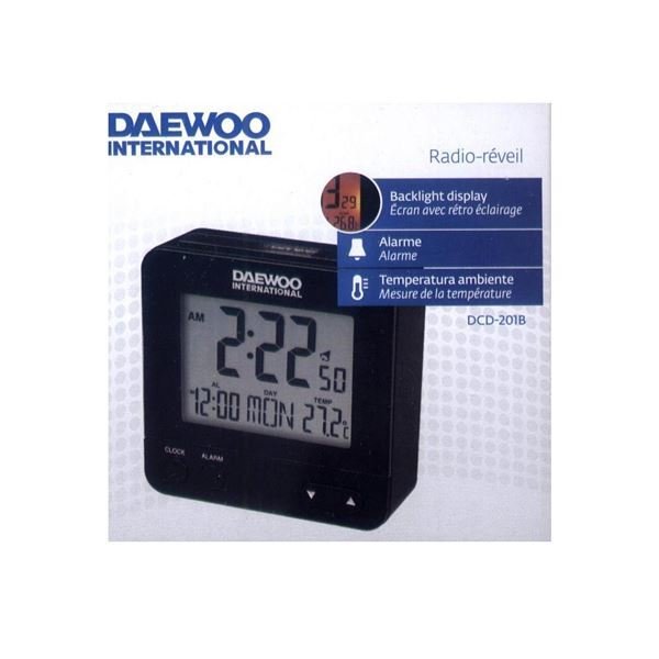 Reloj despertador Daewoo DCD-201B