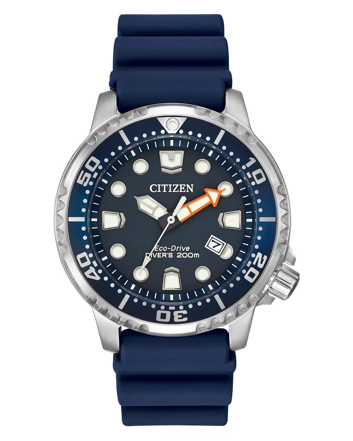 Citizen Promaster Diver Eco-Drive BN0151-09L 44mm 200m men&#39;s diving sundial watch with silicone strap and Eco-Drive movement (powered by solar energy or light)
