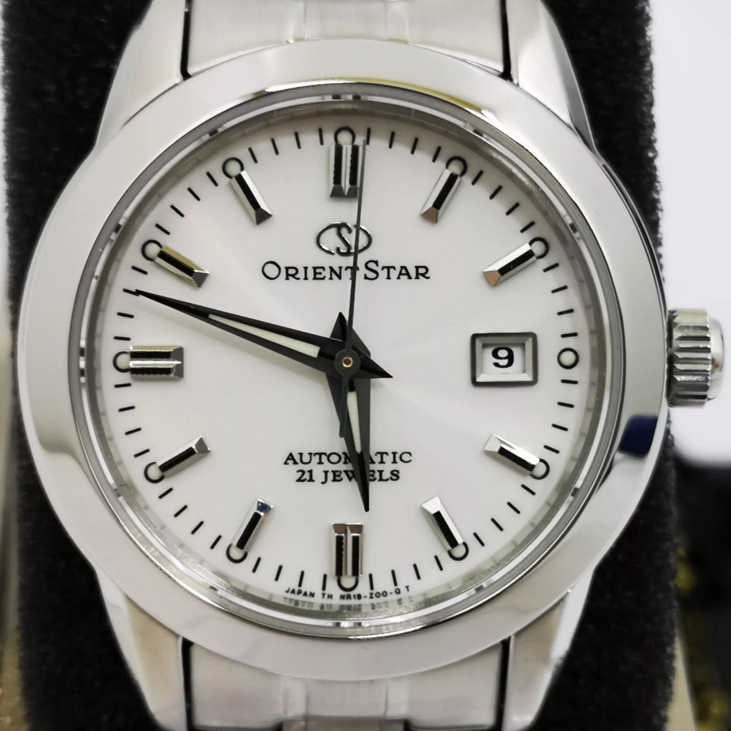 Orient Star Contemporary ladies&#39; automatic watch WZ0391NR JDM 28.5mm 100m WR steel strap Made in Japan JDM (Japanese domestic market)