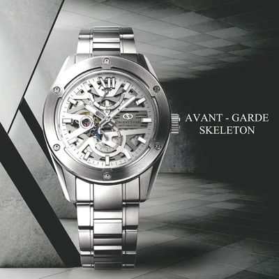 Orient Star Avant-Garde Skeleton RK-BZ0001S JDM men's automatic watch 42.3mm 100m WR sapphire crystal SAR 60h Power reserve Silicon escapement Made in Japan JDM (Japanese domestic market) Orient Star Avant-Garde Skeleton RK-BZ0001S JDM men's automatic watch 42.3mm 100m WR sapphire crystal SAR 60h Power reserve Silicon escapement Made in Japan JDM (Japanese domestic market)