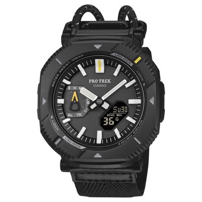 Casio Pro Trek PRJ-B001B-1JF JDM Hiker Outdoor Bluetooth Analog Digital Watch 37g 100m WR Smartphone Link Fabric Strap JDM (Japanese Domestic Market)
