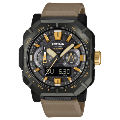 Casio Protrek PRW-B1000-5JF JDM Bluetooth radio-controlled men&#39;s solar watch 52.2 mm x 50.1 mm x 12.7 mm Sapphire crystal 100 m Quadruple sensor JDM (Japanese domestic market)