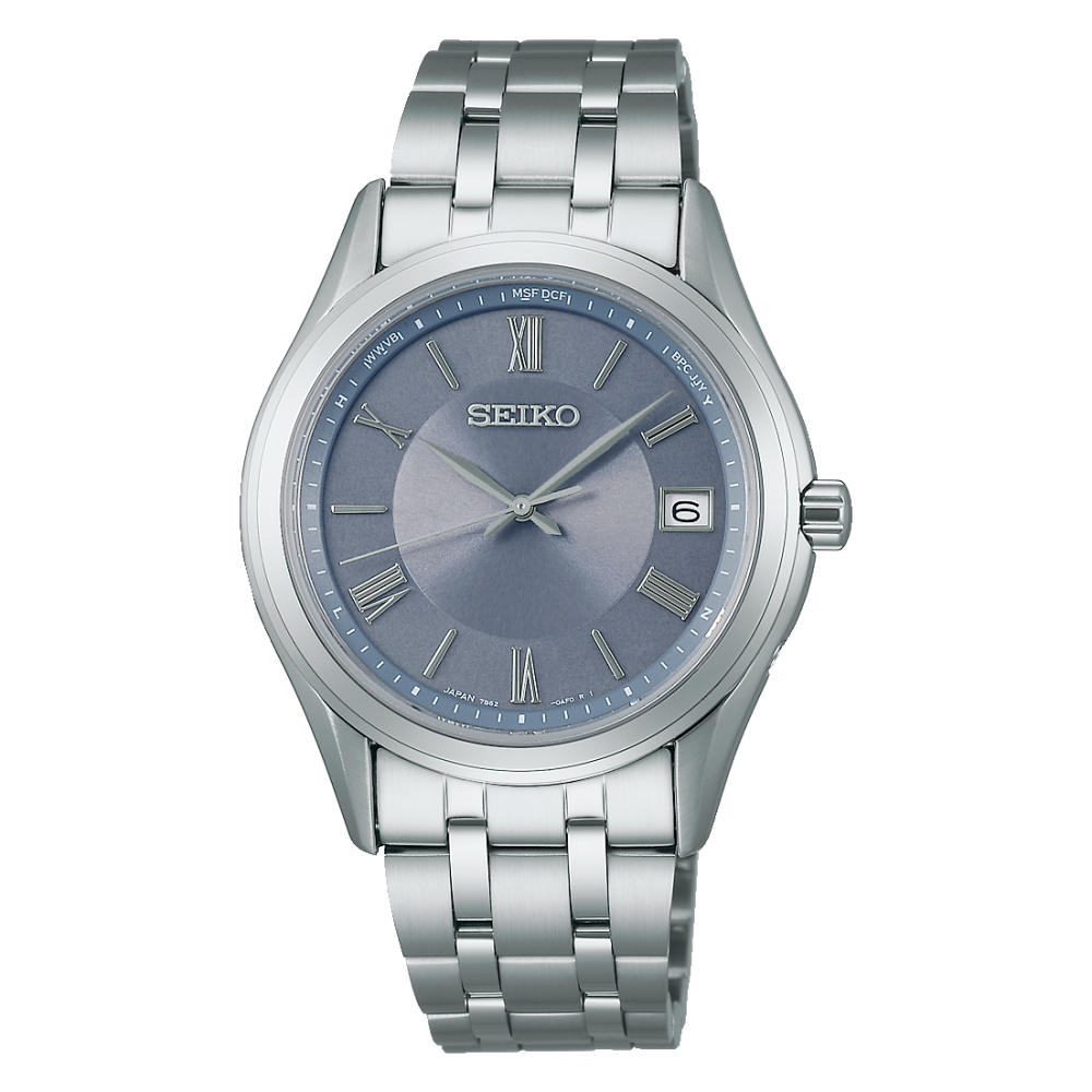 Seiko Selection SBTM359 JDM 37 mm solar radio-controlled men&#39;s watch – Sapphire, 100 m, radio control, steel strap JDM (Japanese domestic market)