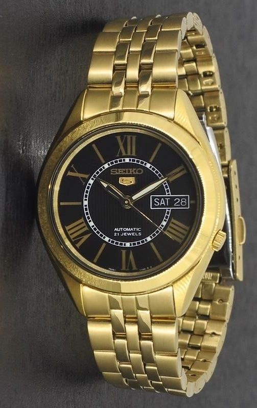 Seiko 5 SNKL40K1 unisex automatic watch, 37 mm, steel strap, calibre 7S26