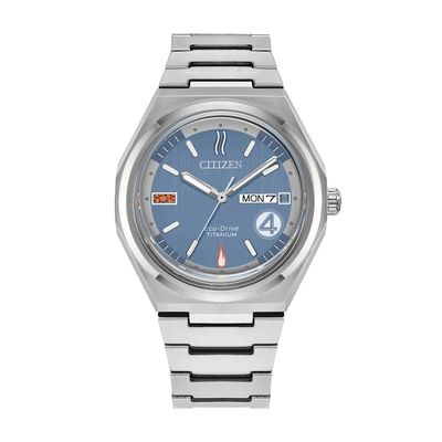 Citizen Marvel The Fantastic 4 AW0131-66W 39 mm men's solar titanium watch – Sapphire, 100 m, Super Titanium case and strap, Eco-Drive movement (powered by solar energy or light)