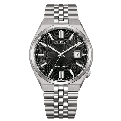 Citizen Tsuyosa 60 NK0020-55E JUBILEE 40 mm automatic men&#39;s watch – Sapphire, 50 m, 60 h reserve, ‘President’ style steel strap