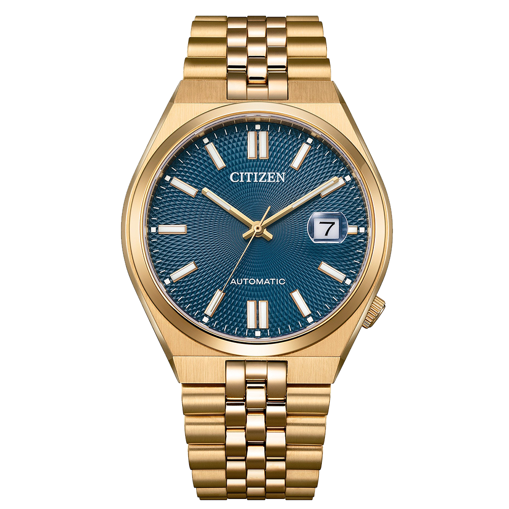 Men’s automatic Citizen Tsuyosa 60 NK0023-57L Jubilee 40 mm – Sapphire, 50 m, 60 h power reserve, rose-gold steel bracelet